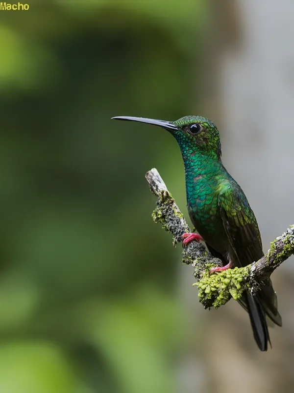 Colibri, gorrion, colibri patirrojo